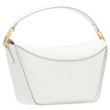 Back product shot of the Oroton Fable Small Day Bag in Paper White and Smooth leather for Women