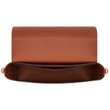 Internal product shot of the Oroton Polly Crossbody in Dark Ruby and Pebble leather for Women