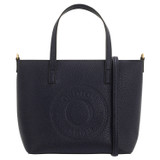 Front product shot of the Oroton Polly Small Tote in Dark Navy and Pebble Leather for Women
