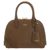 Front product shot of the Oroton Muse Micro Griptop in Wicker and Two tone saffiano/smooth leather for Women