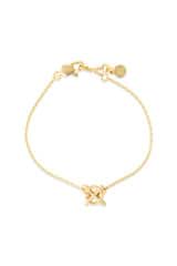 Front product shot of the Oroton Leah Chain Bracelet in Gold and Stainless Steel for Women