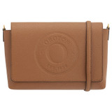 Front product shot of the Oroton Polly Crossbody in Tan and Pebble leather for Women