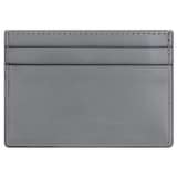 Back product shot of the Oroton Mia Card Sleeve in Grey Flannel and Smooth leather for Women