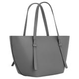 Back product shot of the Oroton Ellis Medium Tote in Grey Flannel and Pebble leather for Women