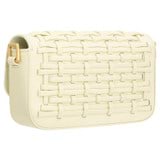 Back product shot of the Oroton Etta Collectable Crossbody in Custard and Smooth leather for Women