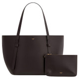 Front product shot of the Oroton Ellis Medium Tote in Mahogany and Smooth leather for Women