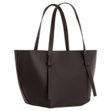 Back product shot of the Oroton Ellis Medium Tote in Mahogany and Smooth leather for Women