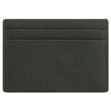 Back product shot of the Oroton Lilly Credit Card Sleeve in Fern and Pebble leather for Women