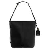 Front product shot of the Oroton Lilly Hobo Bag in Black and Smooth leather for Women