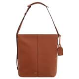 Front product shot of the Oroton Lilly Hobo Bag in Cognac and Smooth leather for Women