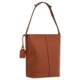 Back product shot of the Oroton Lilly Hobo Bag in Cognac and Smooth leather for Women