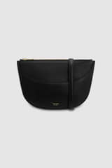 Front product shot of the Oroton Florence Crossbody in Black and Smooth leather for Women