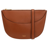 Front product shot of the Oroton Florence Crossbody in Cognac and Smooth leather for Women