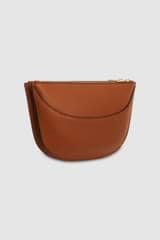 Back product shot of the Oroton Florence Crossbody in Cognac and Smooth leather for Women