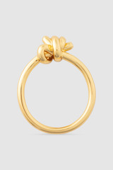 Detail product shot of the Oroton Julie Knot Ring in 18K Gold Vermeil and Sustainably sourced 925 Sterling Silver for Women