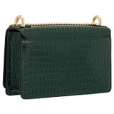 Back product shot of the Oroton Forte Micro Clutch in Juniper and Textured leather for Women
