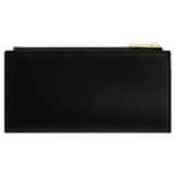 Back product shot of the Oroton Harvey Slim Zip Wallet in Black and Smooth leather for Women