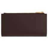 Back product shot of the Oroton Harvey Slim Zip Wallet in Chestnut and Smooth leather for Women