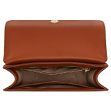 Internal product shot of the Oroton Lola Crossbody in Cognac and Textured Leather for Women