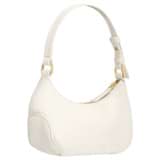 Back product shot of the Oroton Zoey Small Hobo in Cream and Pebble leather for Women