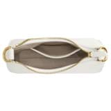 Internal product shot of the Oroton Zoey Small Hobo in Cream and Pebble leather for Women