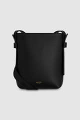 Front product shot of the Oroton Ellis Crossbody in Black and Smooth leather for Women