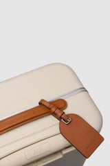 Detail product shot of the Oroton Oroton X July Carry On Trunk in Bone and  for Women