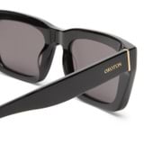 Front product shot of the Oroton Hanna Sunglasses in Black and Acetate Frame for Women