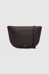 Front product shot of the Oroton Florence Crossbody in Mahogany and  for Women