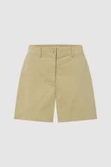 Front product shot of the  Alfie Carpenter Short in Wheat and Crafted from cotton twill  for Men