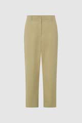 Front product shot of the Oroton Arlo Carpenter Chino in Wheat and 100% Cotton for Women