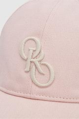 Detail product shot of the Oroton Oro Logo Cap in  and High-quality 100% cotton   for Women