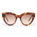 Front product shot of the Oroton Dallas Sunglasses in Toffee and Acetate Material for Women