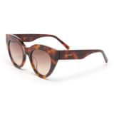 Front product shot of the Oroton Dallas Sunglasses in Toffee and Acetate Material for Women