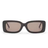 Front product shot of the Oroton Noah Sunglasses in Black and Acetate material for Women