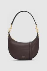 Front product shot of the Oroton Florence Small Shoulder Bag in Mahogany and  for Women