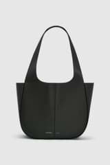 Front product shot of the Oroton Emilia Tote in Vine and  for Women