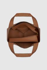 Internal product shot of the Oroton Emilia Large Tote in Brandy and  for Women