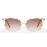 Front product shot of the Oroton Reid Sunglasses in Rich Cream and Acetate material for Women