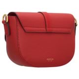 Back product shot of the Oroton Dylan Small Saddle Bag in Dark Ruby and  for Women