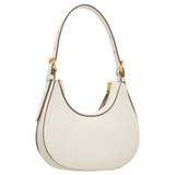 Back product shot of the Oroton Dylan Mini Hobo in Cream and Pebble leather material for Women