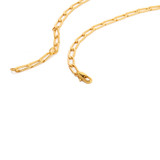 Front product shot of the Oroton Airlee Necklace in Gold and  for Women