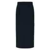 Oroton Stitch Detail Skirt in North Sea and 83% Viscose, 17% Polyester for Women