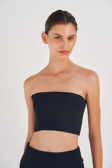 Oroton Knit Bandeau in North Sea and 83% Viscose, 17% Polyester for Women