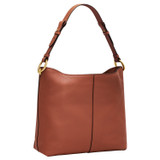 Oroton Tessa Large Hobo in Toffee and Soft Pebble Leather for Women