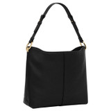 Oroton Tessa Large Hobo in Black and Soft Pebble Leather for Women