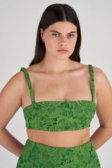 Oroton Lace Bralette in Garden and 100% Polyester for Women