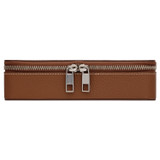 Oroton Weston Large Accessories Box in Tan and Pebble Leather for Men