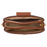 Internal product shot of the Oroton Tate Hobo in Brandy and Pebble Leather for Women