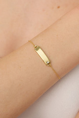 Oroton Zizi Bracelet in Gold/Clear and  for Women